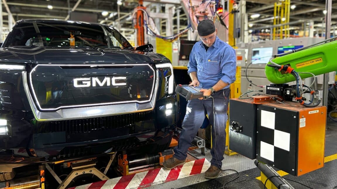 GM enhances flagship EV plant with robots following 1,300 job cuts