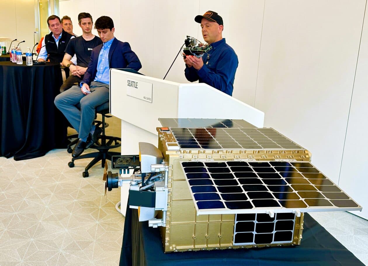 Founders on the frontiers of space and robotics show off their gadgets and tell the stories behind them