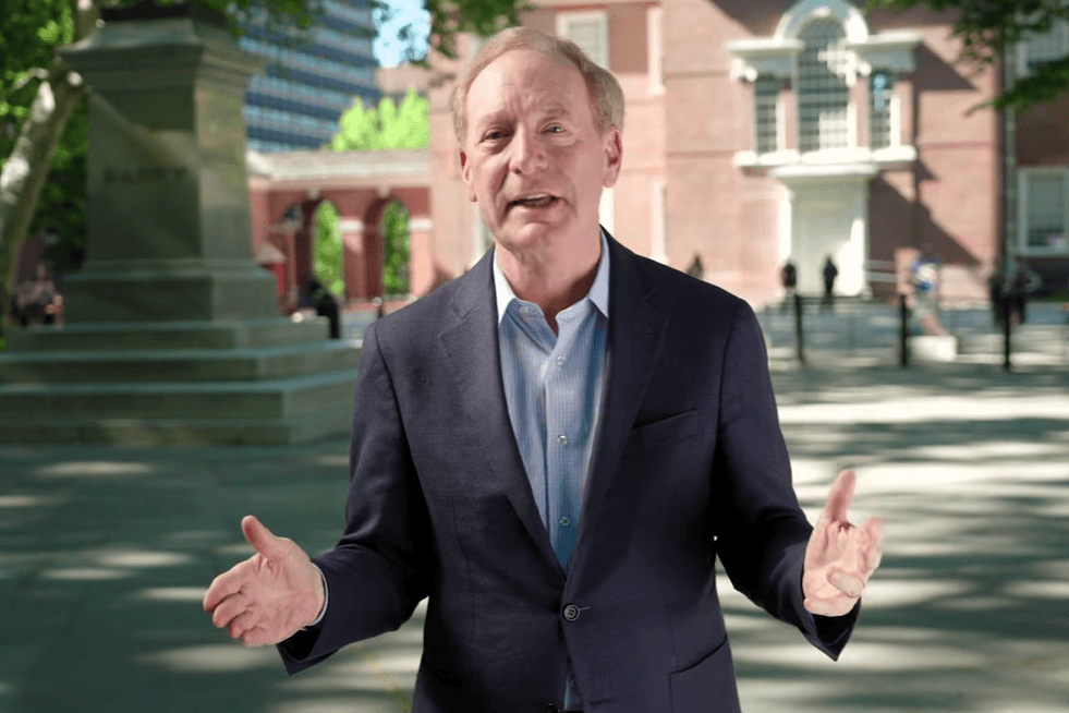 Steamboats to software: Microsoft’s Brad Smith mines America’s founding for tech insights