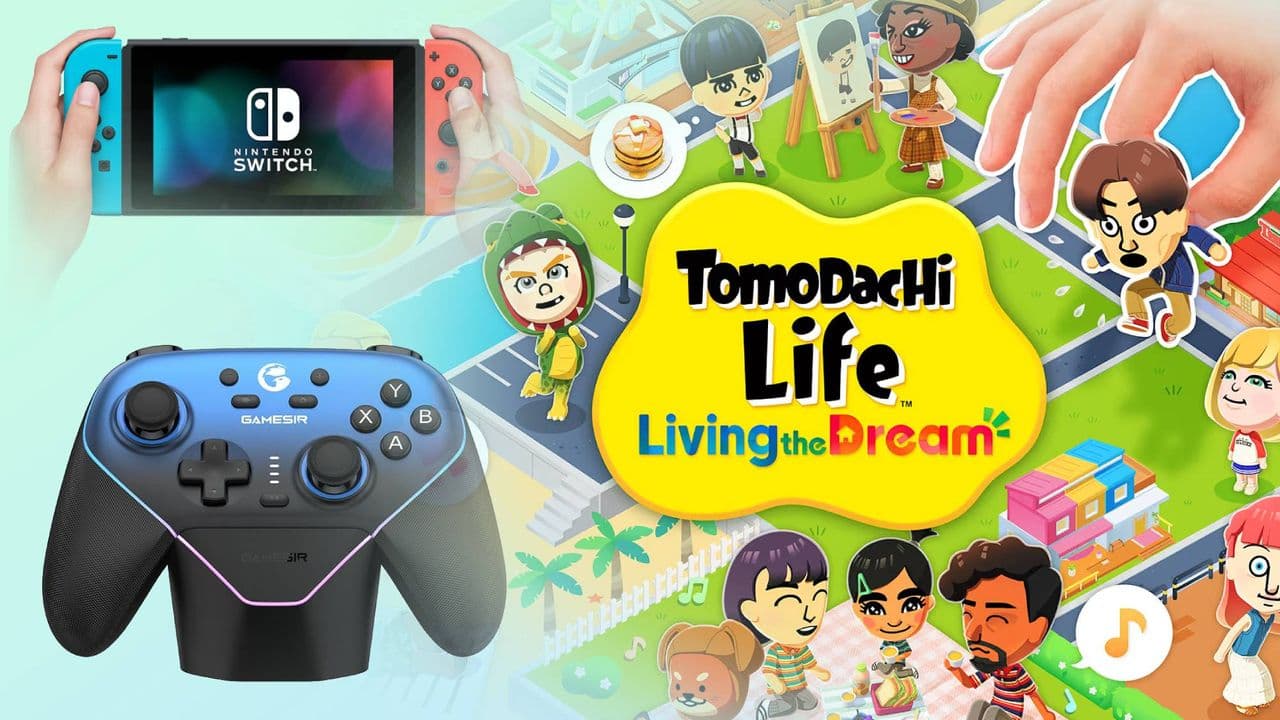 I'm obsessed with Tomodachi Life — these Nintendo Switch accessories upgrade any cozy gaming setup