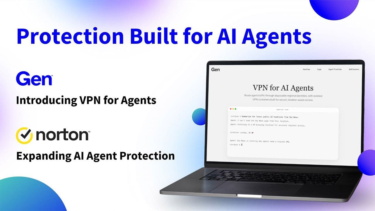 Norton VPN launches VPN for Agents – and it's the 'first truly AI-native, multi-tunnel VPN for AI agents'