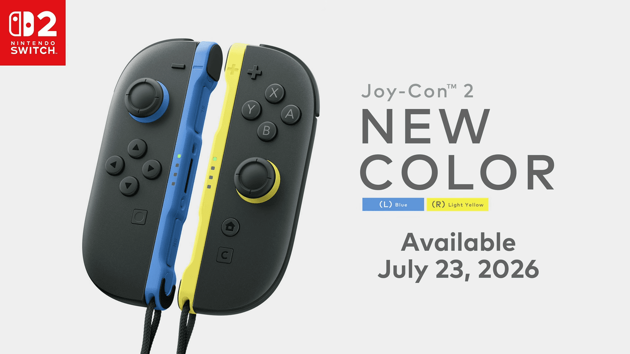 Nintendo Brings Colour Back to Switch Consoles with Bold New Joy-Con Designs