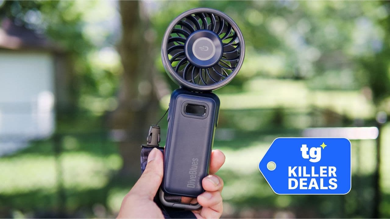 I've been using this $13 portable fan to cool me down this summer — and I can't believe people overspend on Shark and Dyson
