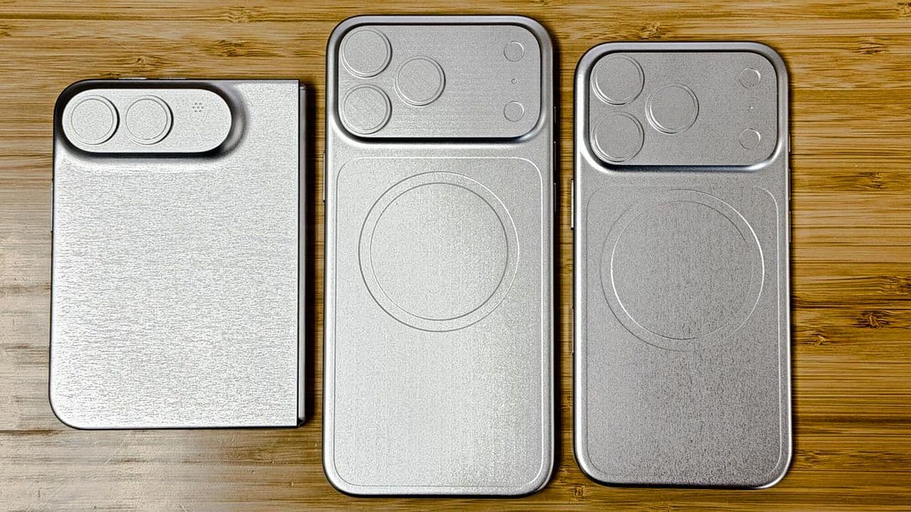 iPhone Fold design gets compared to iPhone 17 Pro Max — and it's shockingly compact for a foldable phone