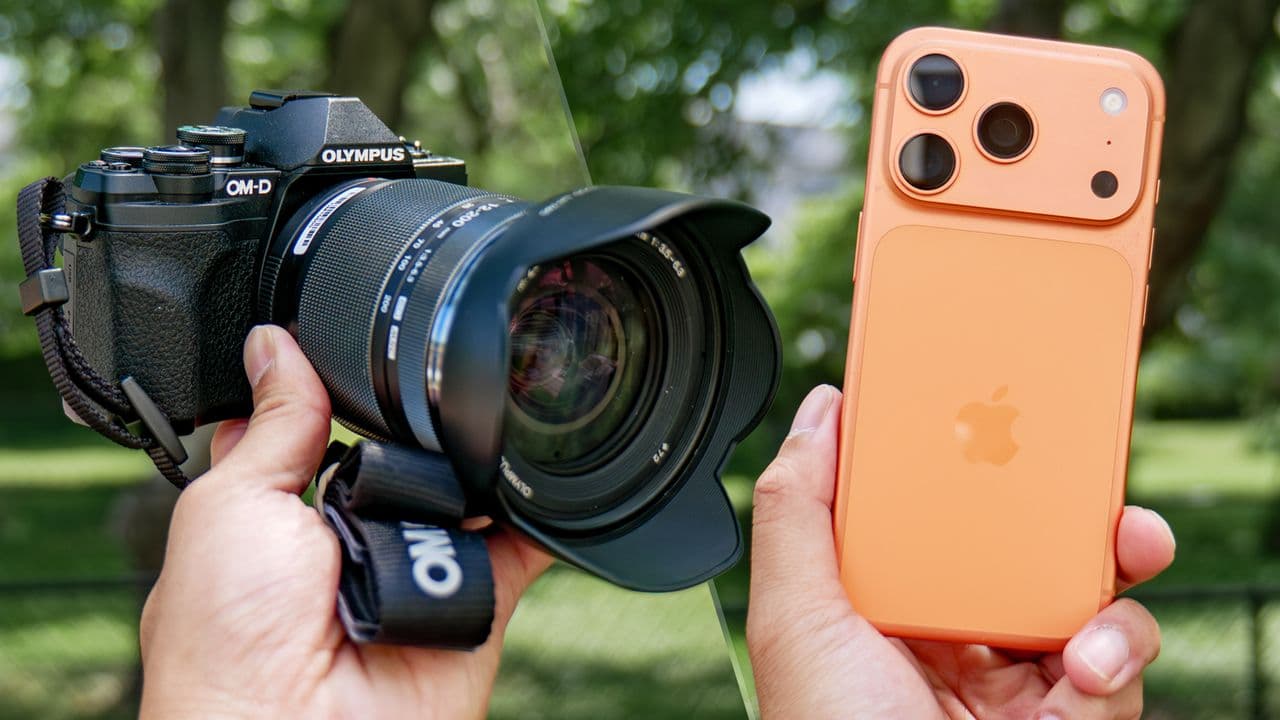 I put my iPhone 17 Pro vs. $1,900 Olympus mirrorless camera through a zoom test — and the results surprised me