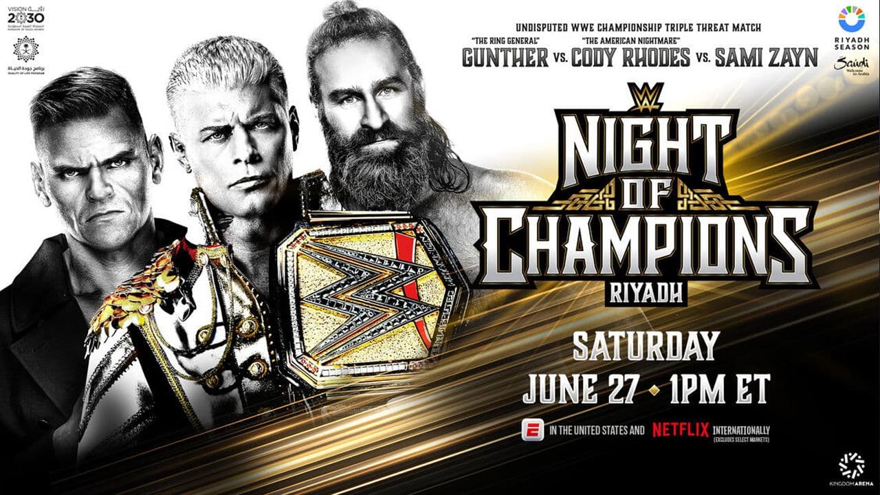 How to watch WWE Night of Champions 2026: live stream wrestling online; start time, card, storylines and predictions