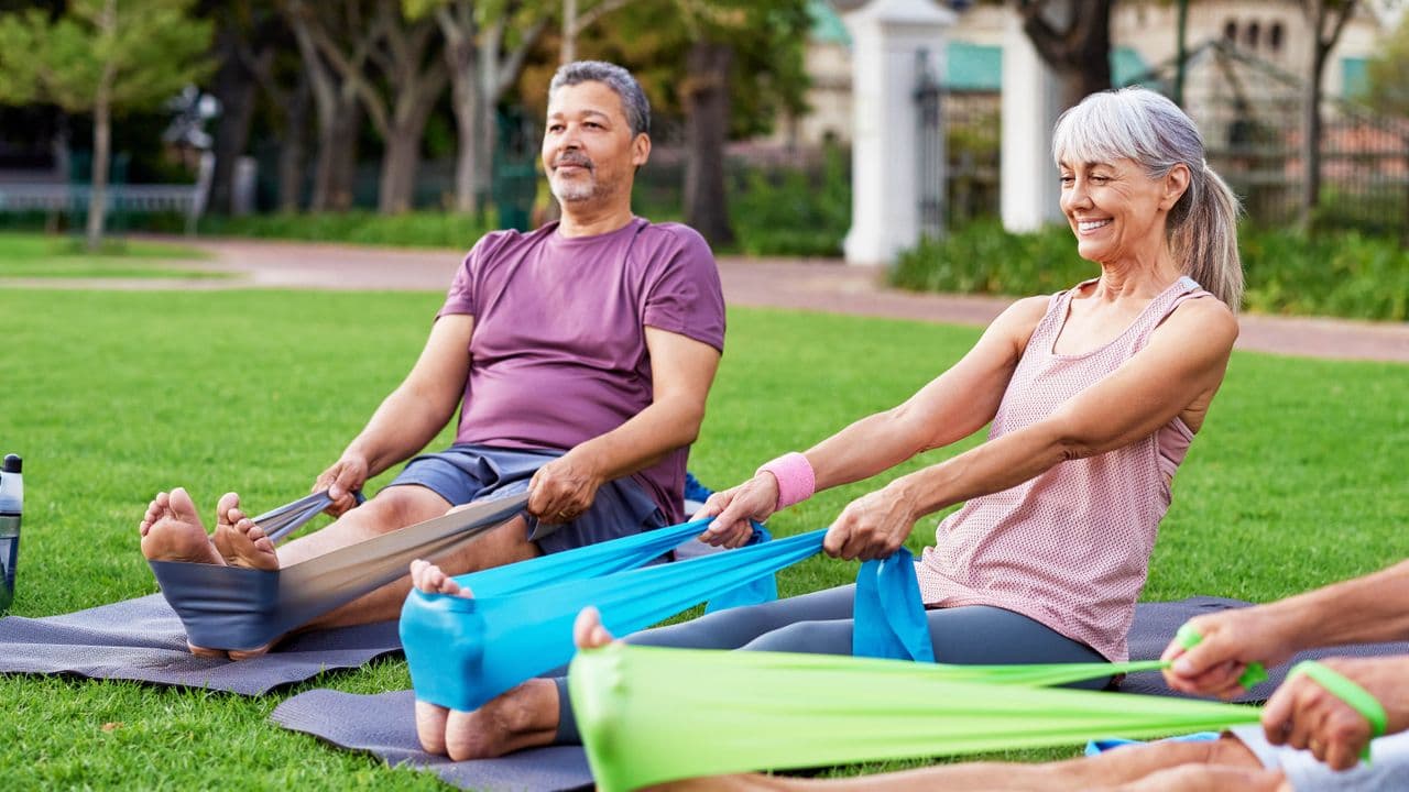 Essential resistance band workouts for hip health after 60