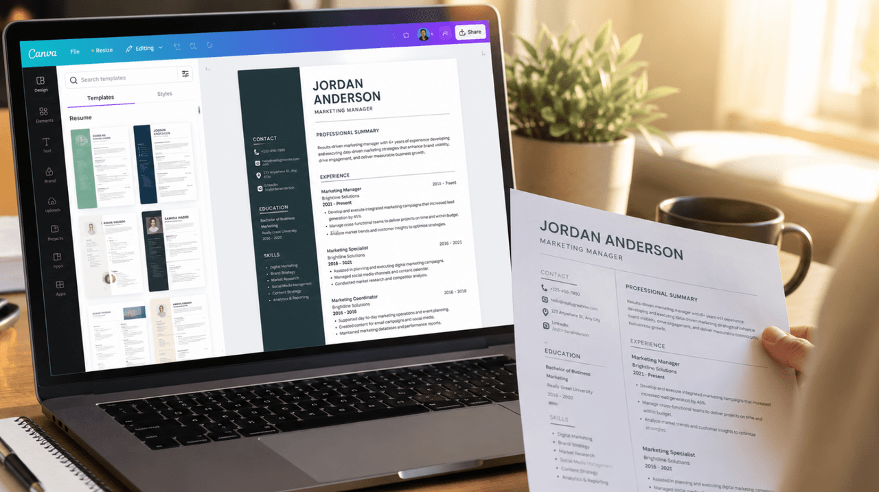 I tested ChatGPT, Claude, and Gemini with Canva to build a resume — and one completely failed