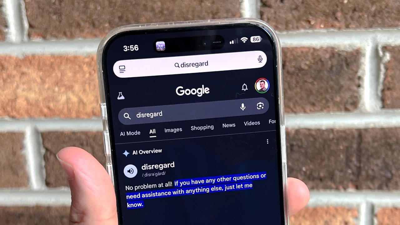 Don't search 'disregard' — Google's new AI experience is breaking search