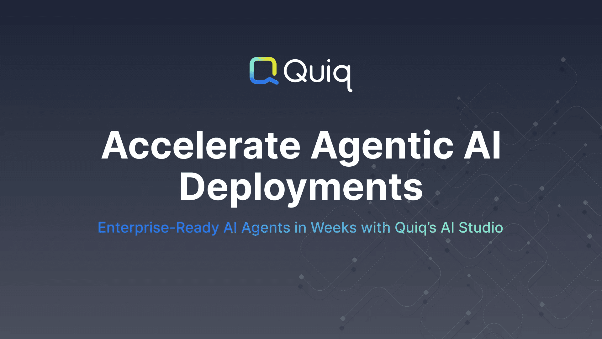 Quiq extends its AI agent platform into voice as enterprise rollouts move past pilots