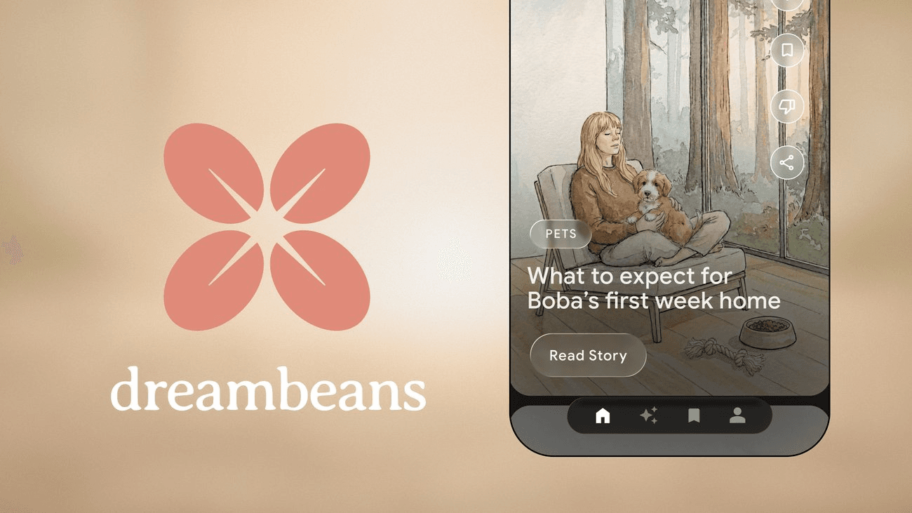 Google launches Dreambeans, an AI app that curates daily stories from Google data