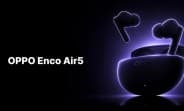 Oppo Enco Air5 TWS earbuds showcased ahead of their upcoming release
