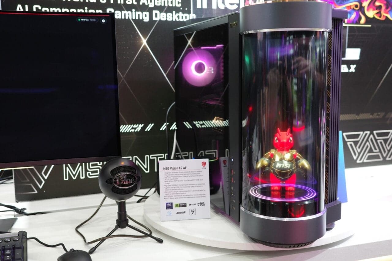 MSI's Conversational AI Hologram Steals the Show at Computex