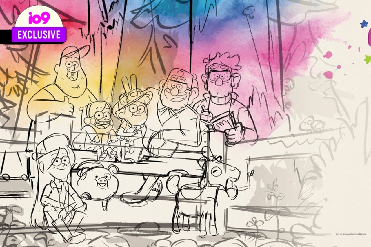 Secrets Lurk Within the Pages of the Enigmatic 'Gravity Falls' Art Book