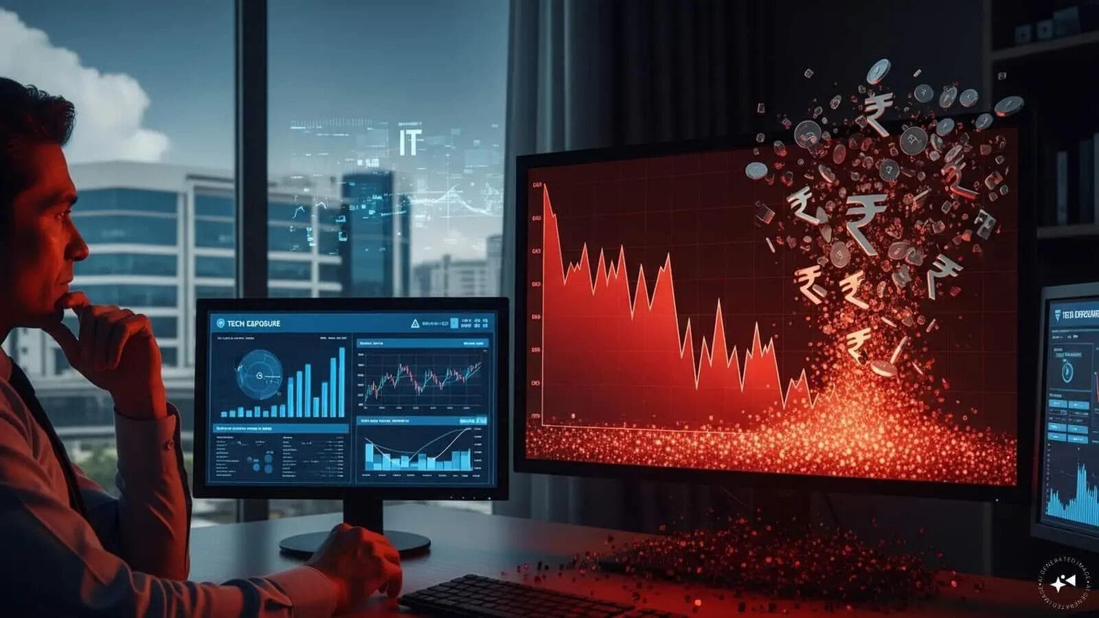 Indian IT Giants Crash Up to 8% Amid Accenture's Downbeat FY26 Predictions