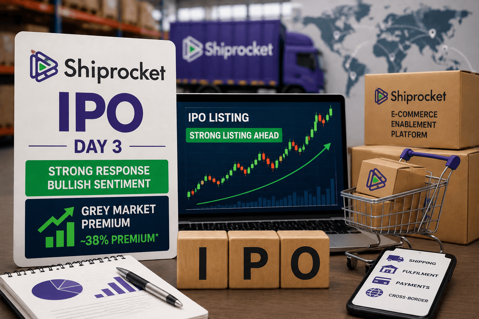 Shiprocket's IPO Sees Blistering 99.3x Subscription on QIB Boost