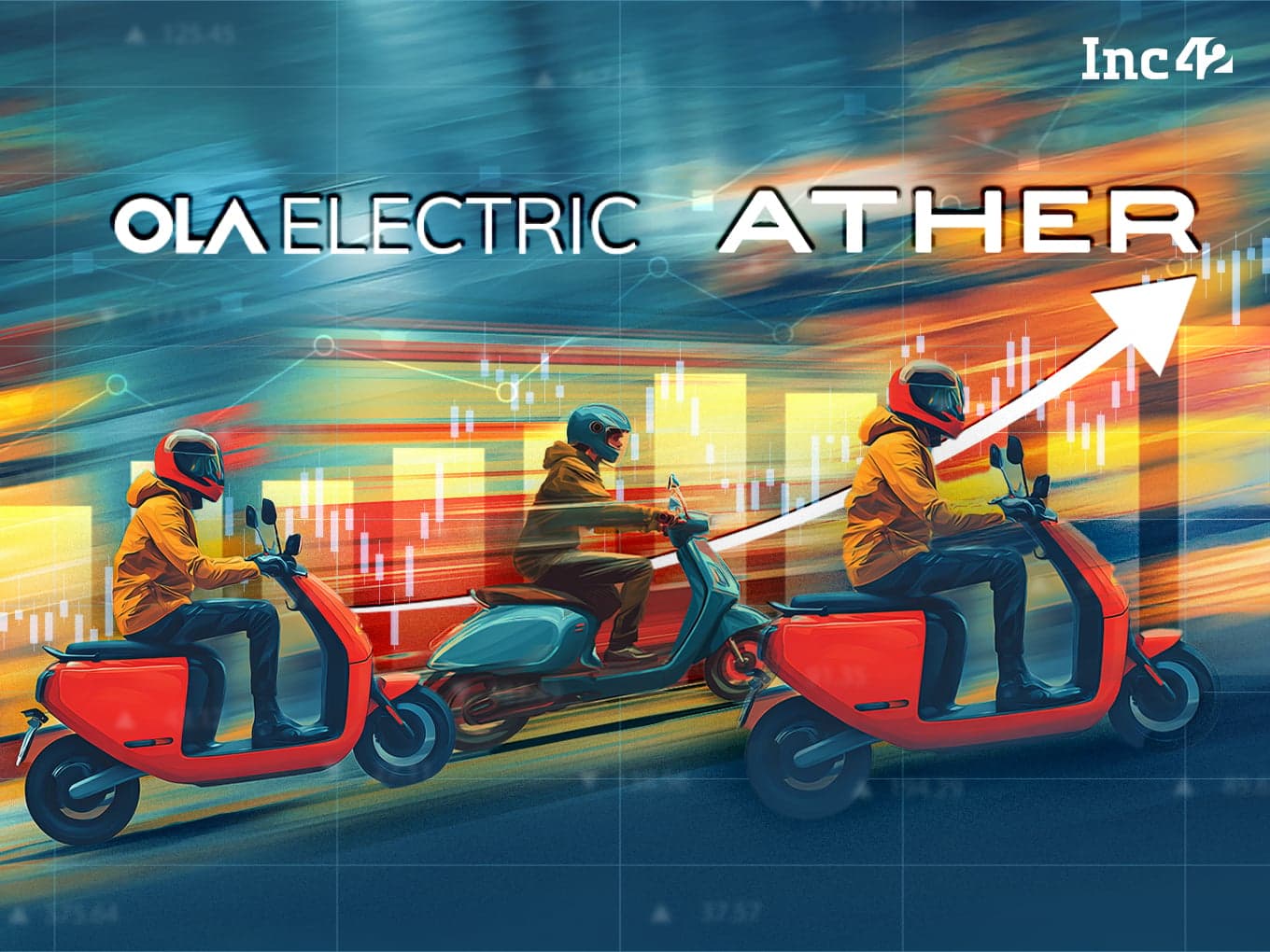 Ola Electric Slumps 8%, Ather Energy Hits All-Time High