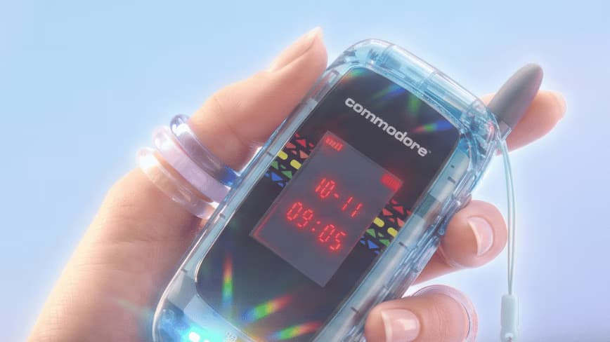 Flip Phone Revival: Commodore's Retro Device Revamps Productivity