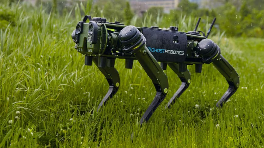 Taiwan unveils robotic patrol dogs for South China Sea island security