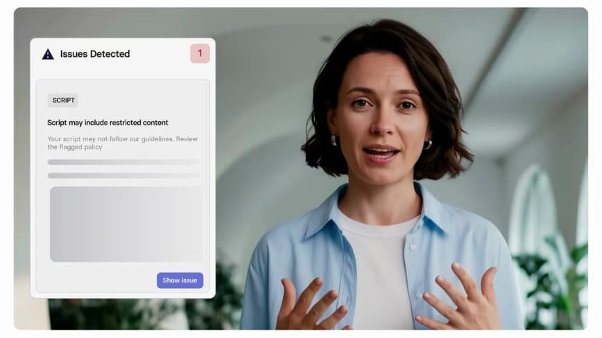Synthesia Leverages Cinder for Real-time AI-Driven Content Moderation
