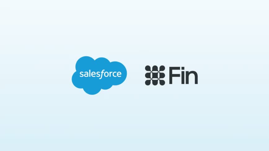 Salesforce secures Fin, the AI support startup from Intercom, for $3.6 billion