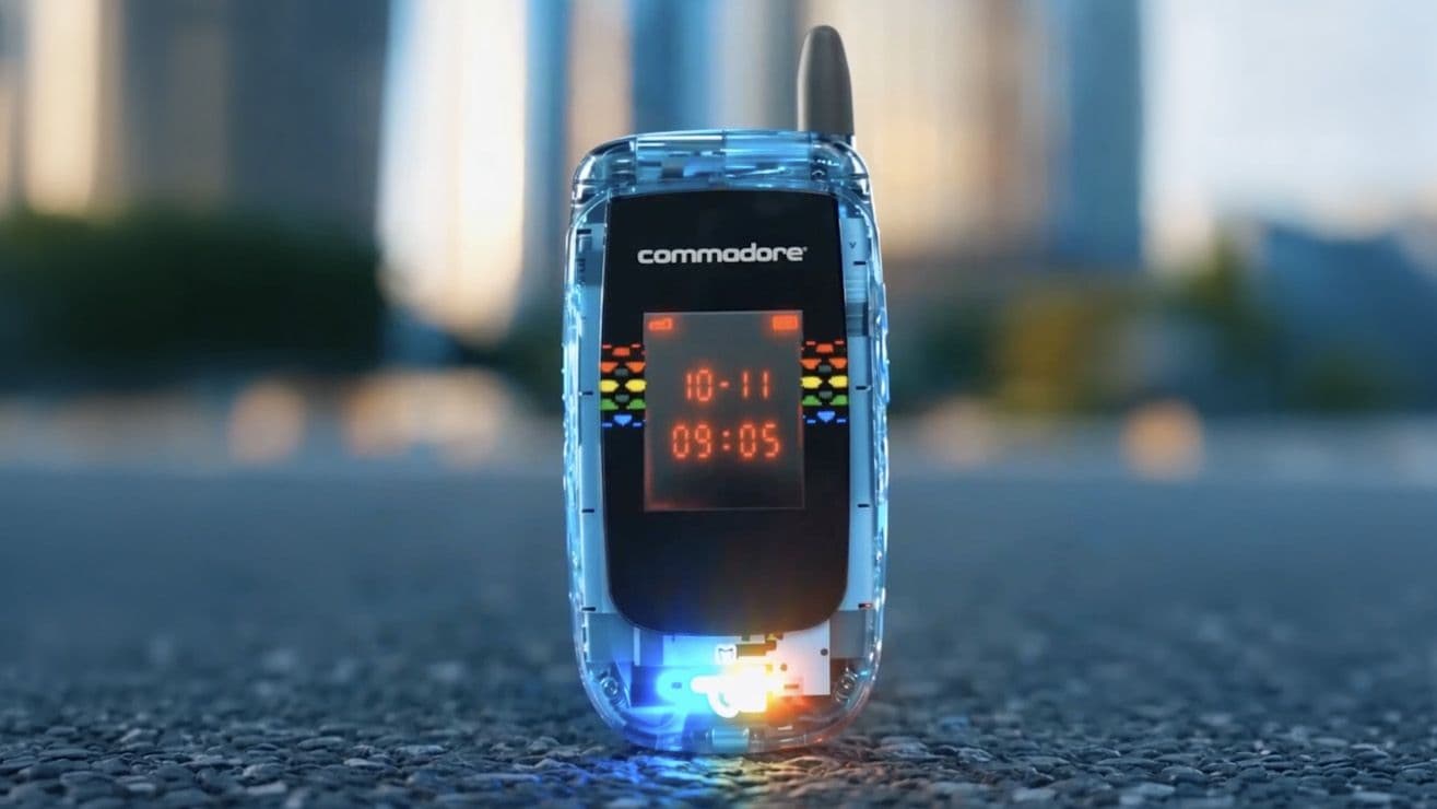 Commodore Revives Retro Charm with Social Media-Blocking Flip Phone