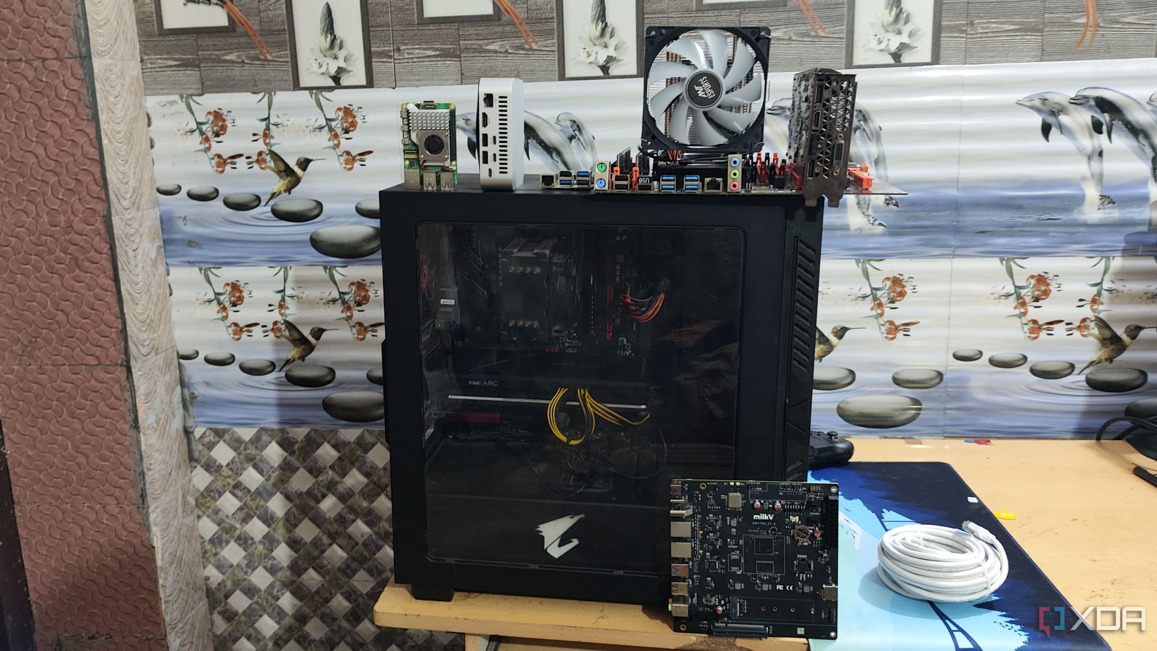I started my home lab with a full-size PC, and now I can't imagine using anything else