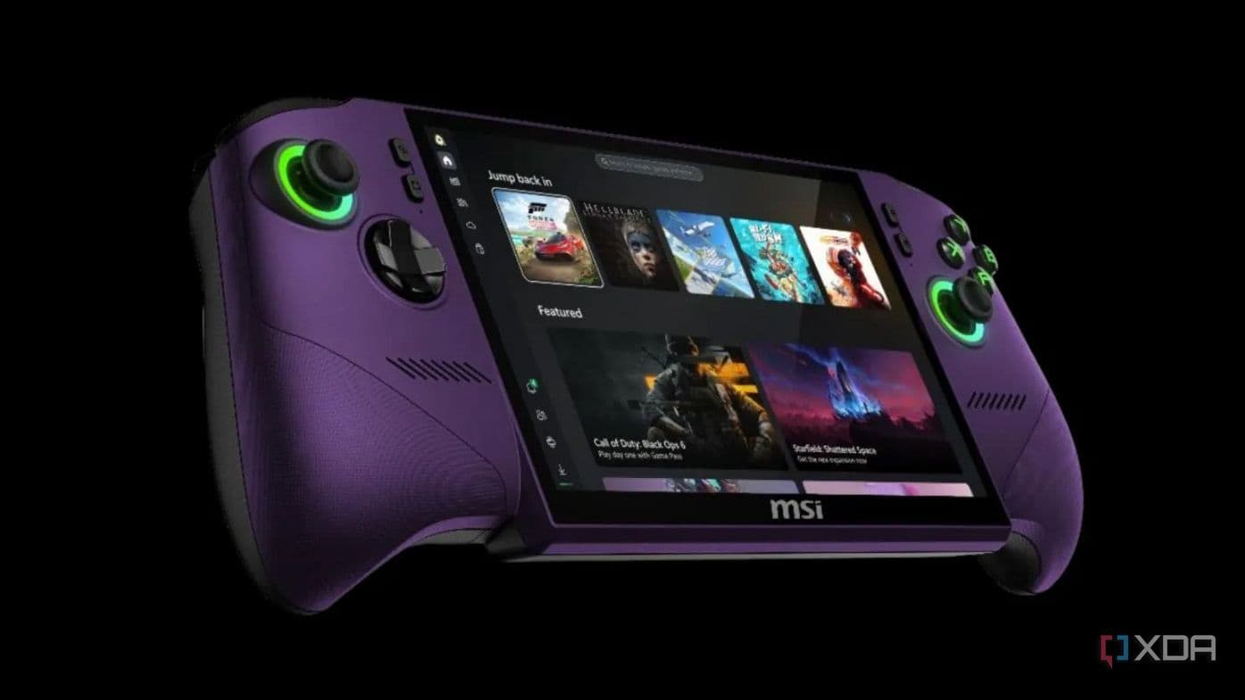 MSI's new Claw 8 EX AI+ handheld takes on AMD-powered rivals with Intel's Arc G3 Extreme chip