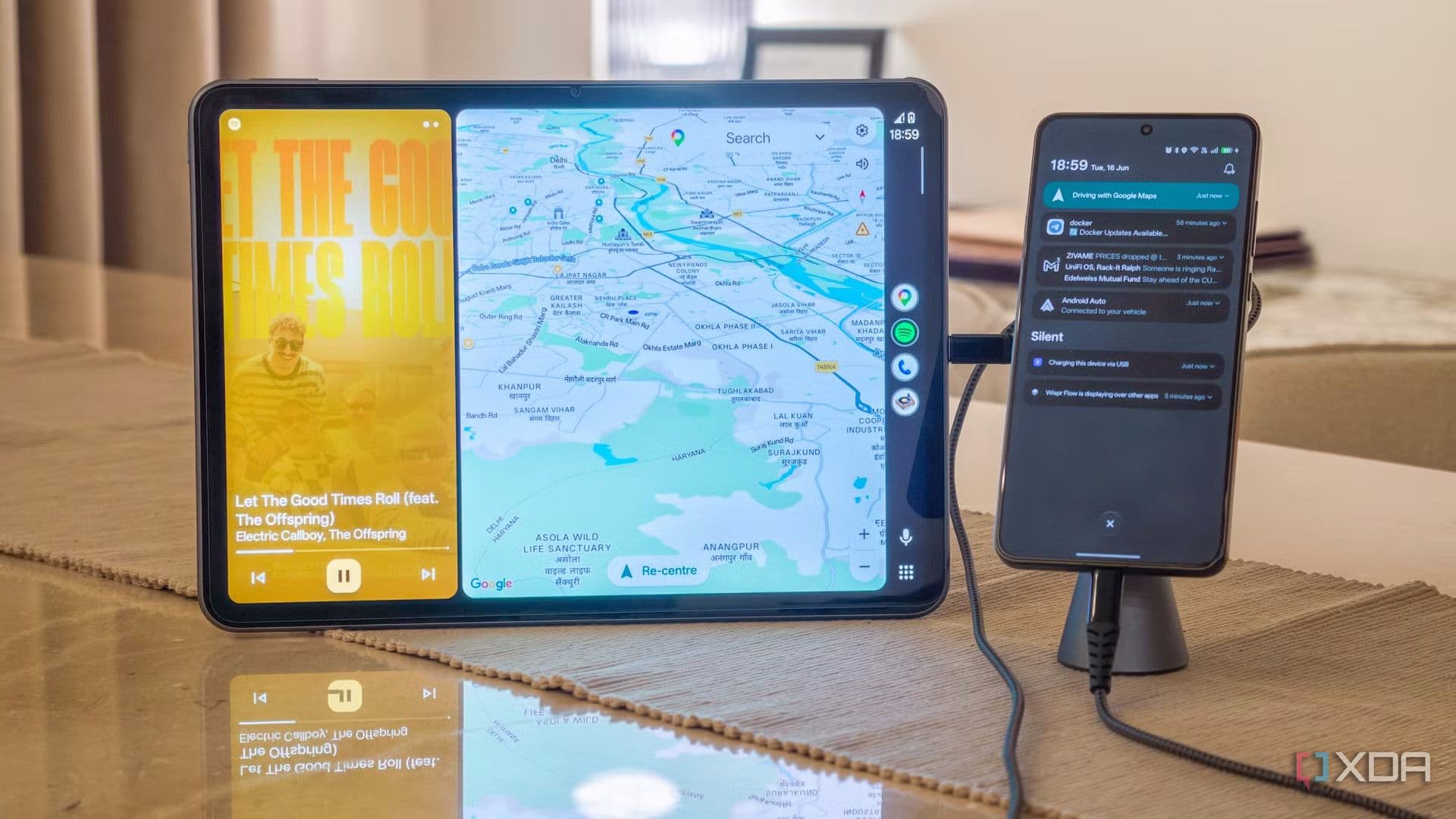 I turned my old Android phone into an Android Auto display, and now I use it every day