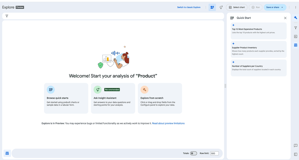 Introducing new Explores and Merge Queries in Looker