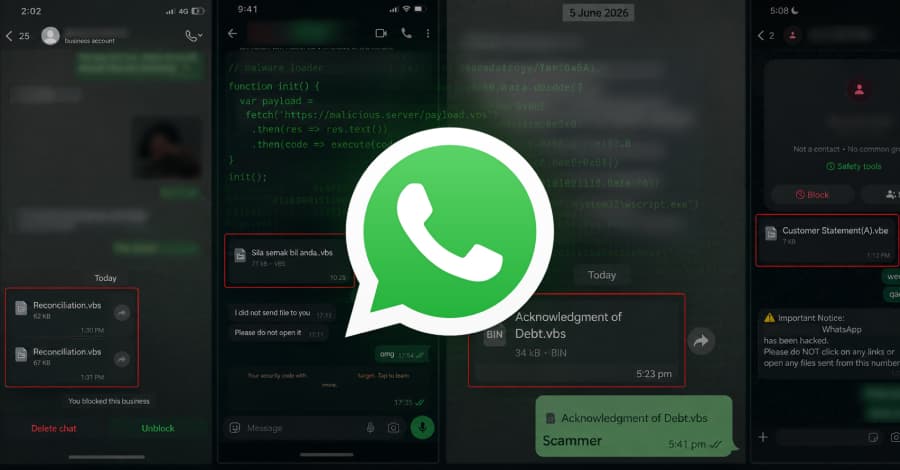 WhatsApp VBScript Attack Deploys ManageEngine RMM through Bogus Documents