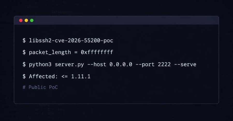 Critical libssh2 CVE-2026-55200 Flaw: Immediate Action Required