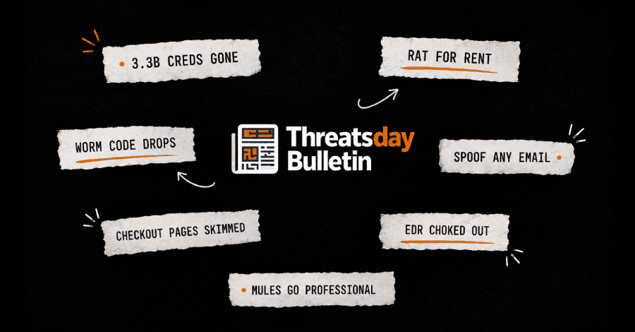 ThreatsDay Bulletin: Worm Code Leaked, AI Agent Phished, Claude Action Patch + 28 New Stories