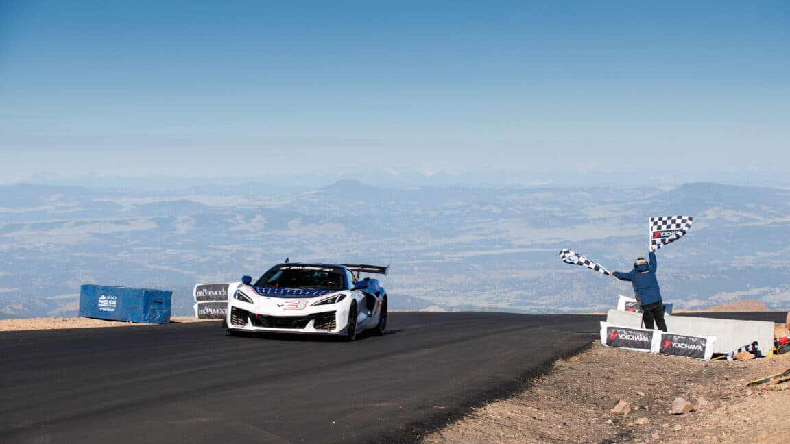 Indian Engineers Push Hybrid Corvette to Unprecedented Pikes Peak Heights