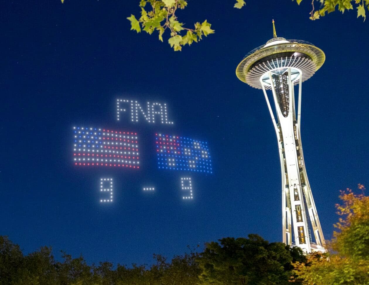World Cup scoreboard in the sky: Drones will fly over Seattle to put match results in lights