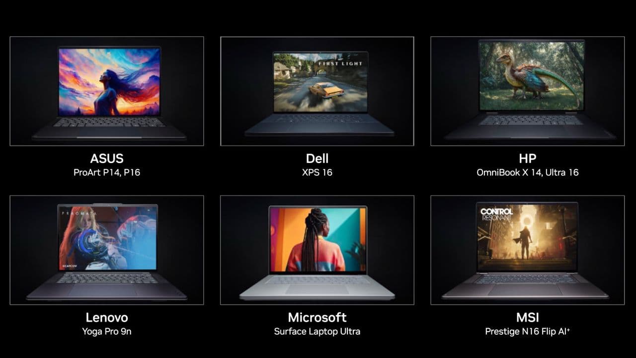 All 8 laptops launching with Nvidia RTX Spark this fall — and what they can do