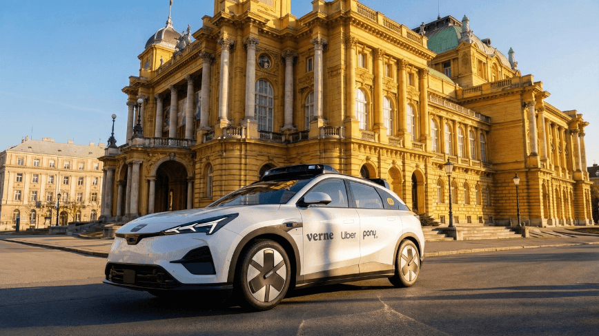 Uber, Pony.ai, and Rimac’s Verne announce Europe’s first commercial robotaxi service