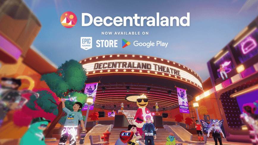 Decentraland just launched on the Epic Games Store.
