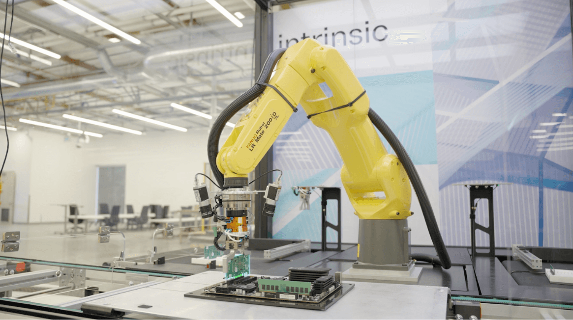 Intrinsic unveils next-gen accessible modular automated industrial AI robotic assembly