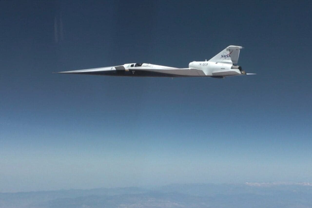 NASA's Revolutionary Supersonic Jet Takes Historic Leap Beyond the Sound Barrier