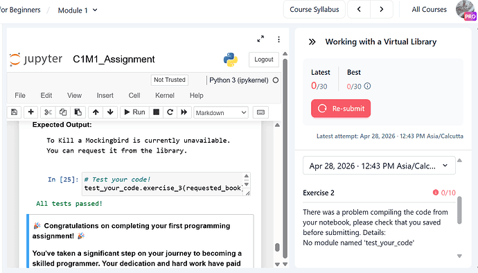 Issue with grading of C1M1 assignment