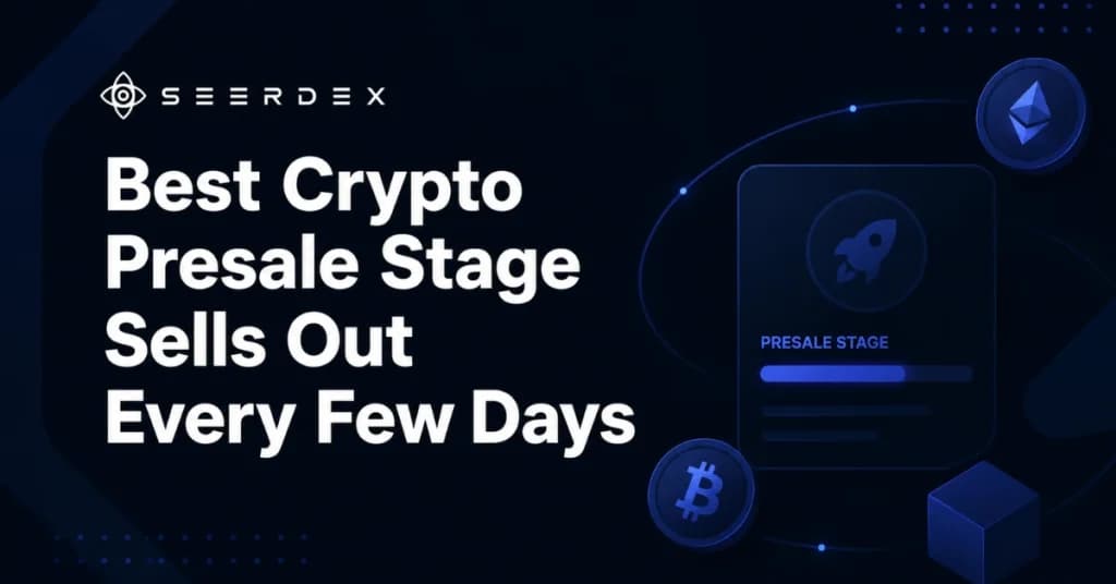 SeerDEX Best Crypto Presale Stage Sells Out Every Few Days — Community Momentum Builds Into TGE