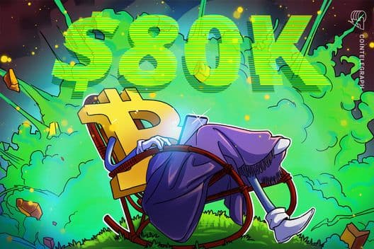 Bitcoin ETFs add nearly $1B as BTC surges past $80K in multi-day rally