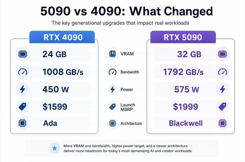 Comparing 5090 and 4090 for AI Tasks: Purchase, Lease, or Test in the Cloud?