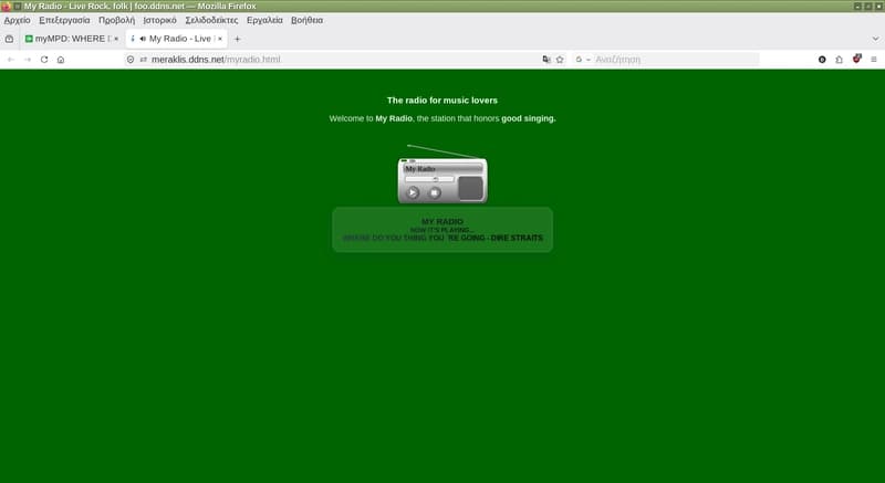 How to create your own Radio Station using a dynamic ip domain.