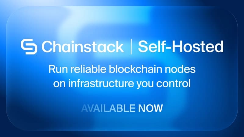 Deploy blockchain nodes on your own infra: Introducing Chainstack Self-Hosted