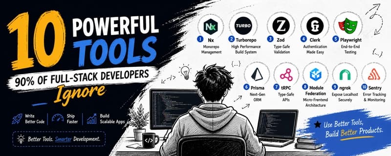 10 Powerful Tools 90% of Full-Stack Developers Ignore