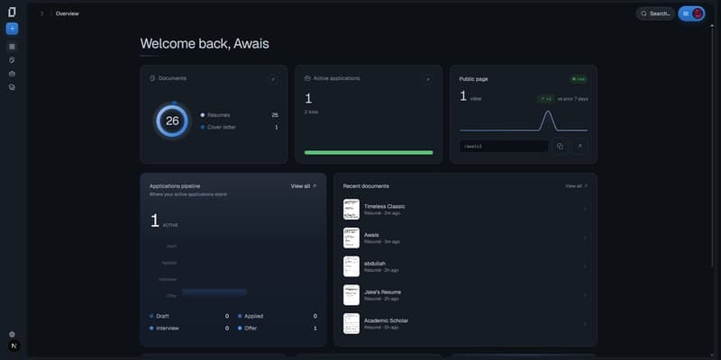 Lynt: Turning a Hackathon Prototype into a Real AI Rรฉsumรฉ Product (GitHub Finish-Up-A-Thon)