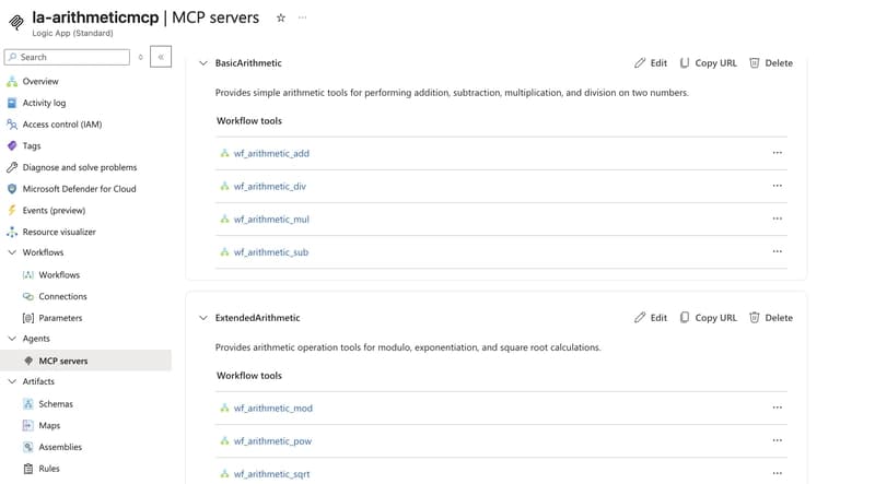 Running Multiple MCP Servers with Azure Logic Apps