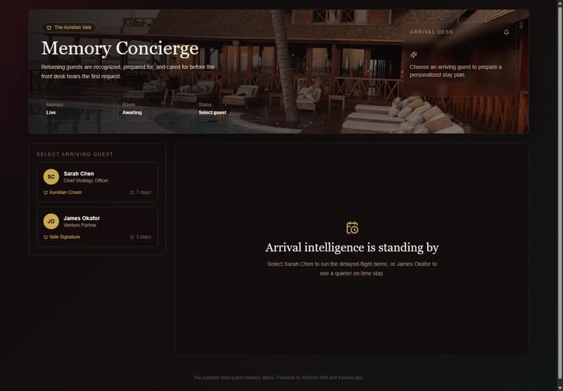 How I Built Memory Concierge: An AI Hotel Concierge That Remembers Guests